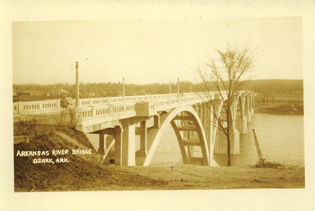 Arkansas River Bridge, Ozark, Ark.